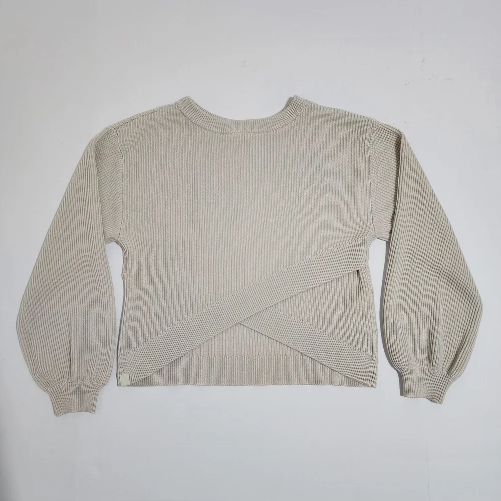 Lululemon Athletica Crossover Sweater Size 6 Light Beige Pullover Minimalist Run - Picture 2 of 8